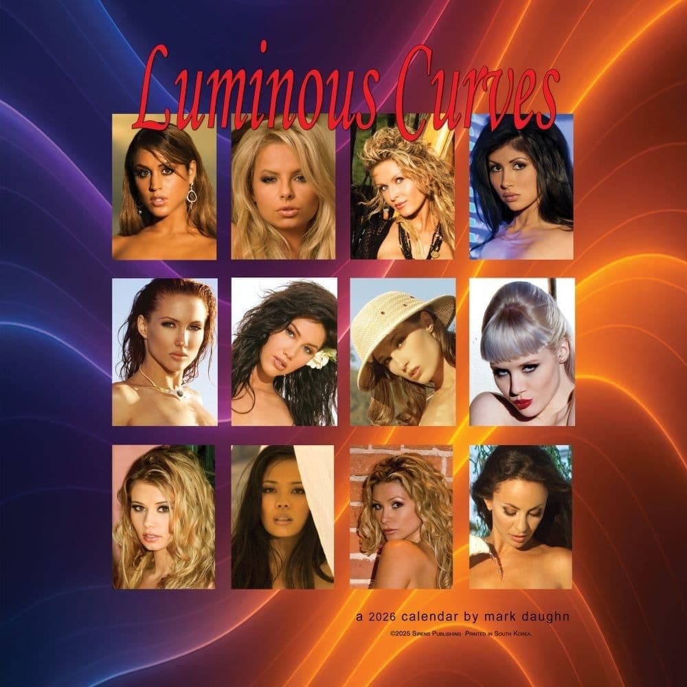 Luminous Curves 2026 Wall Calendar First Alternate Image