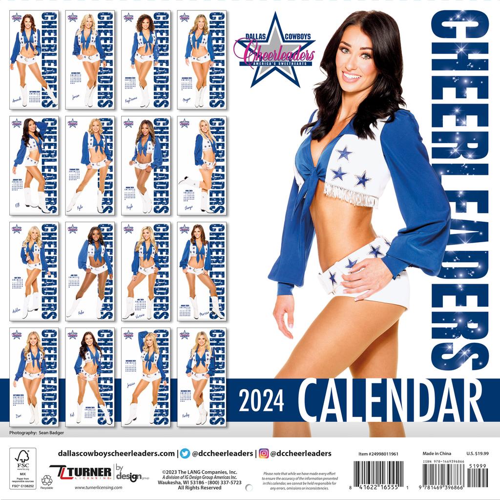 NFL Dallas Cowboys Cheerleaders 2024 Wall Calendar First Alternate Image width=&quot;1000&quot; height=&quot;1000&quot;