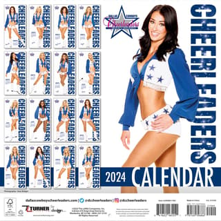 NFL Dallas Cowboys Cheerleaders 2024 Mini Wall Calendar 