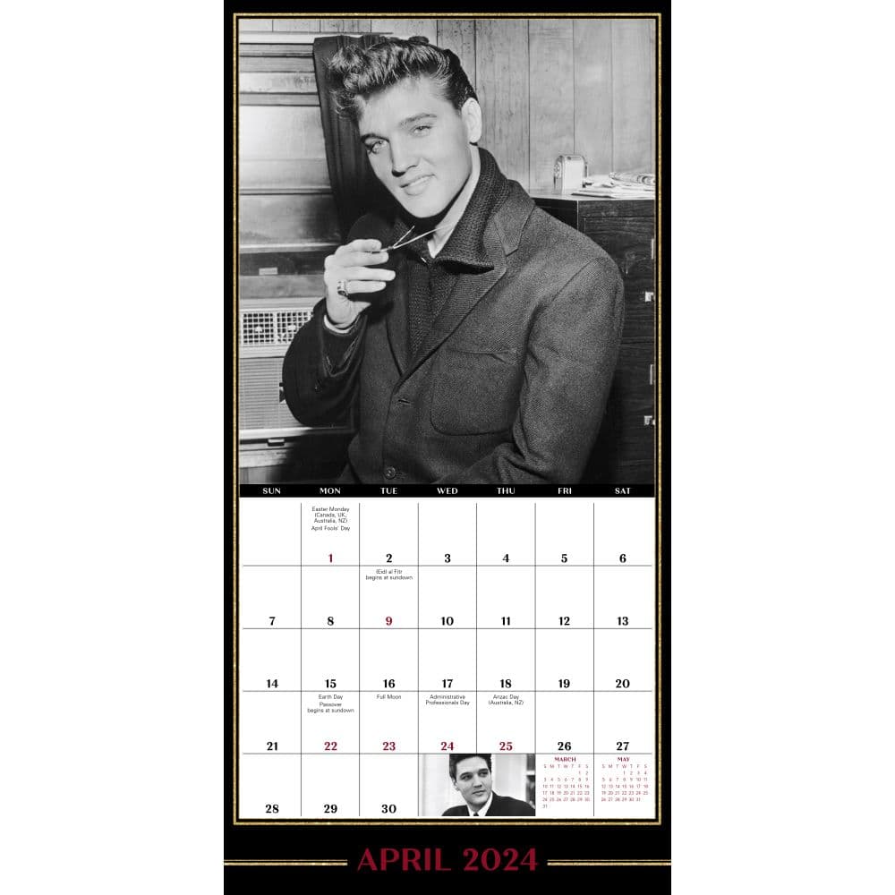 Elvis 2024 Mini Wall Calendar - Calendars.com