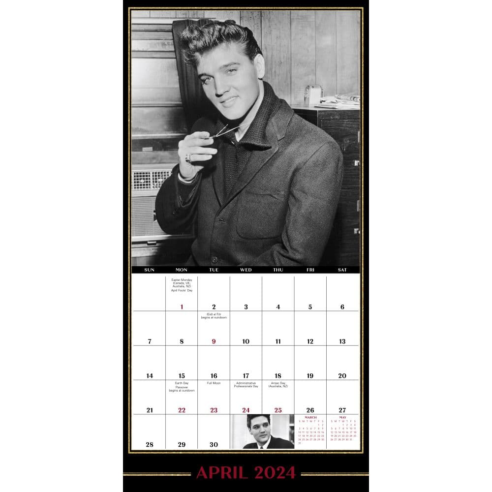 Elvis 2024 Mini Wall Calendar