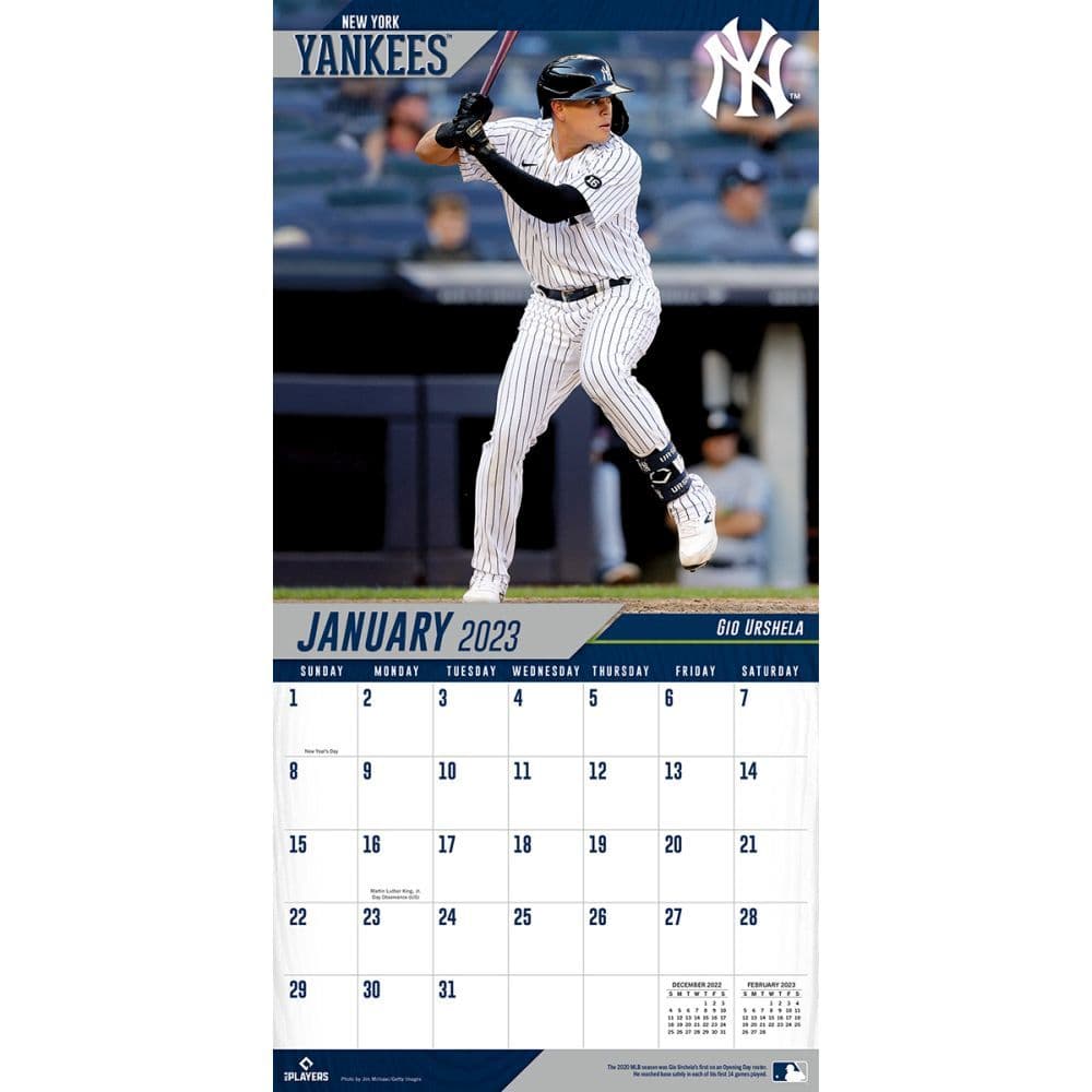 Yankees Calendar Schedule 2023 Mlb New York Yankees 2023 Mini Wall Calendar - Calendars.com