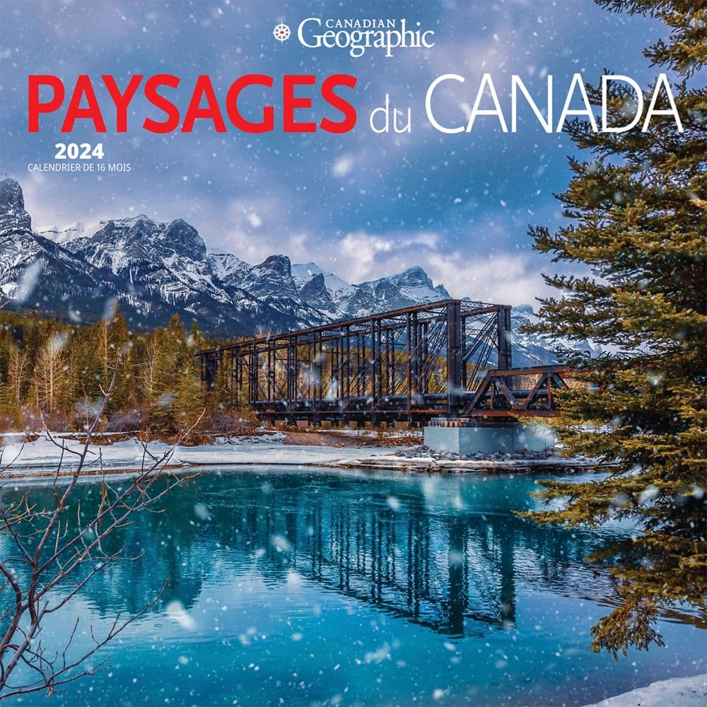 Canadian Geographic 2024 Wall Calendar Main
