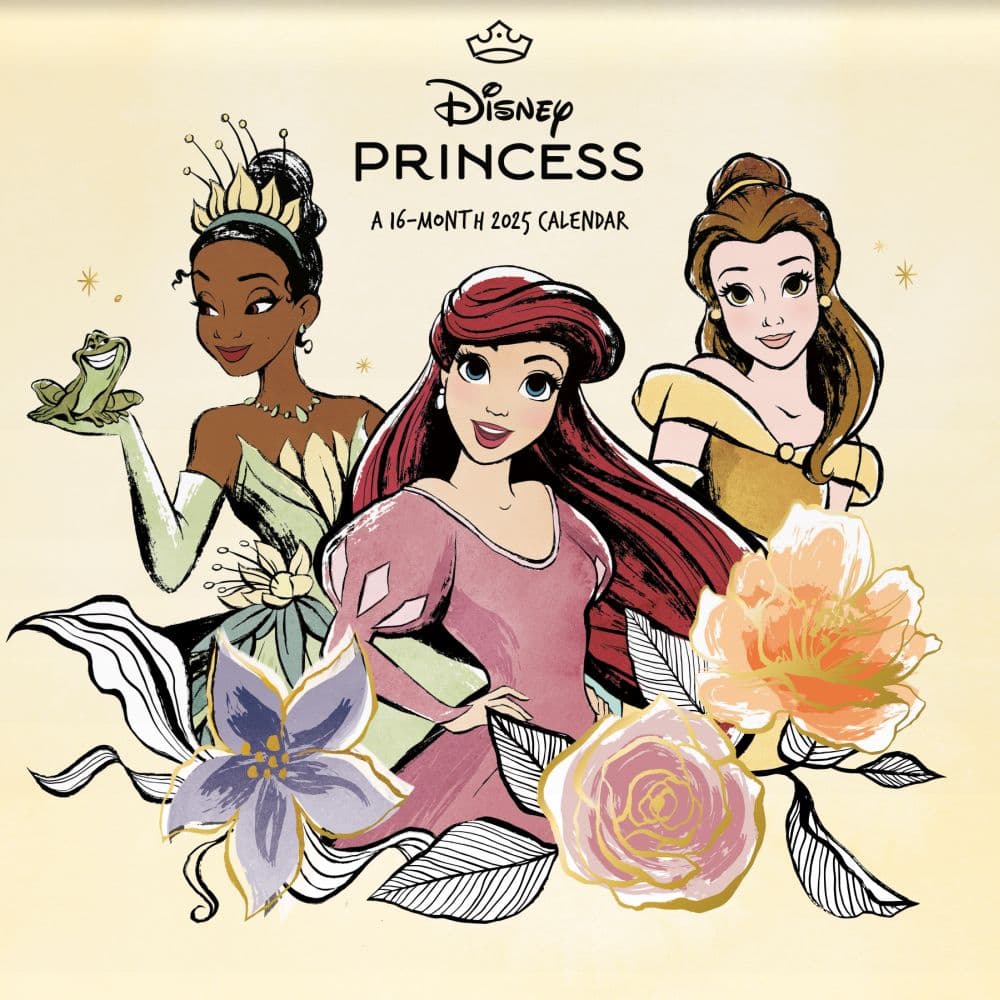 Disney Princess 2025 Mini Wall Calendar Main Image