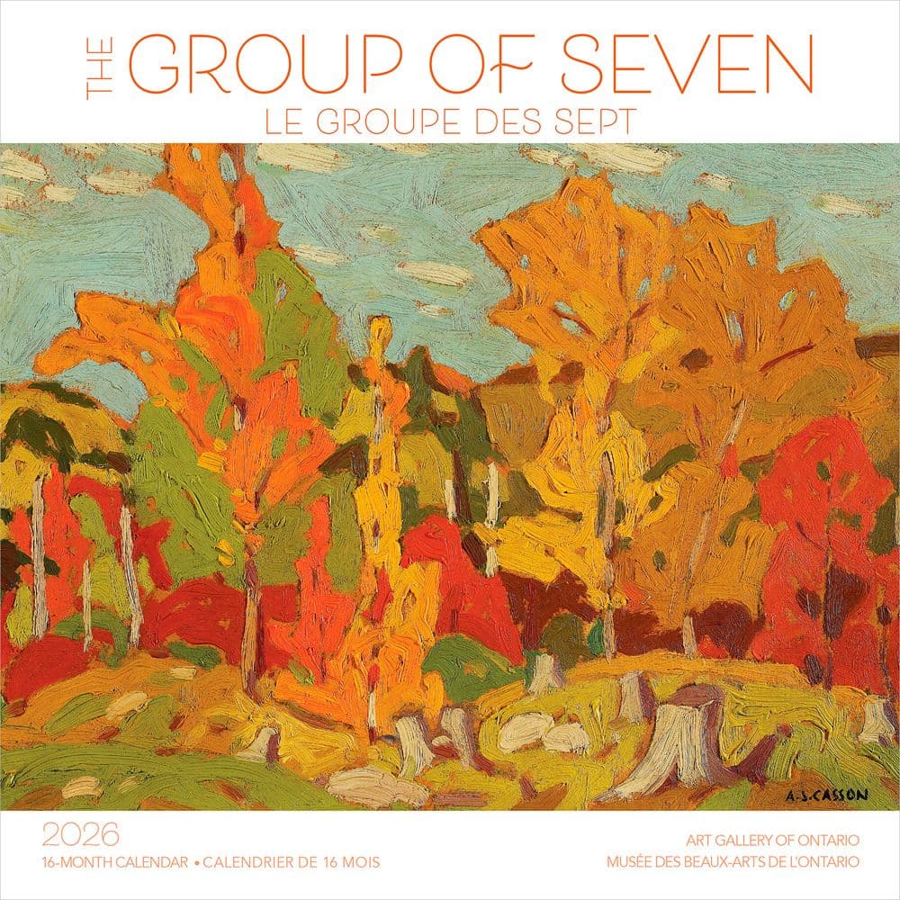 Group of Seven AGO 2026 Mini Wall Calendar Main Product Image