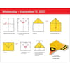 image Paper Airplane 2027 Desk Calendar Fourth Alternate Image