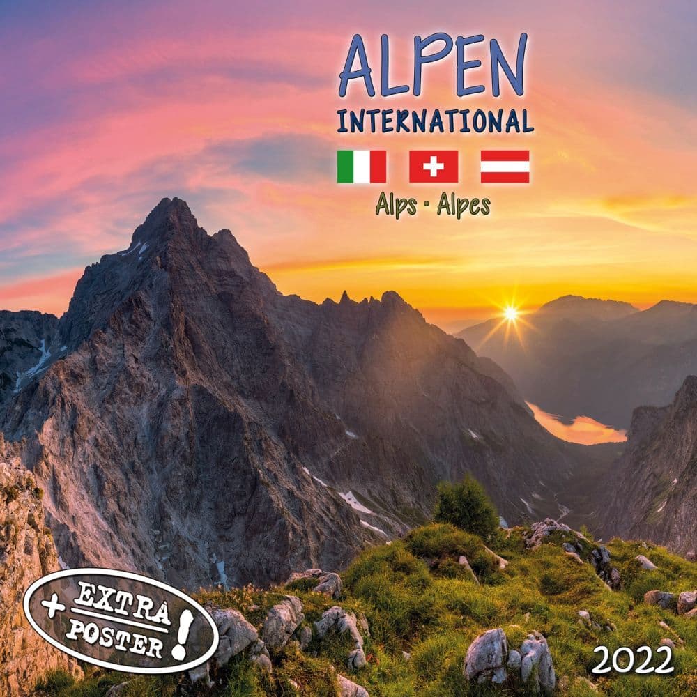 2022 calendars calendar alps pop