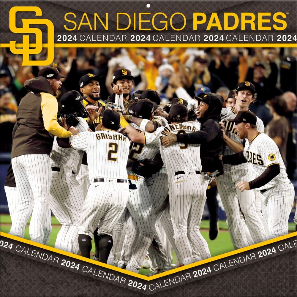 MLB San Diego Padres 2024 Wall Calendar