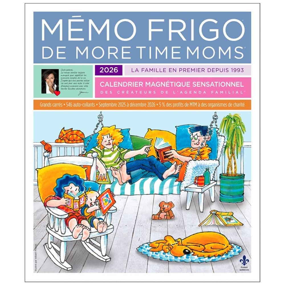 Memo Frigo 2026 French Magnetic Wall Calendar Main Product Image