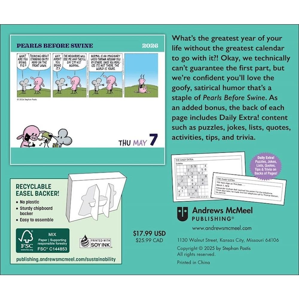 Pearls Before Swine 2026 Desk Calendar First Alternate Image