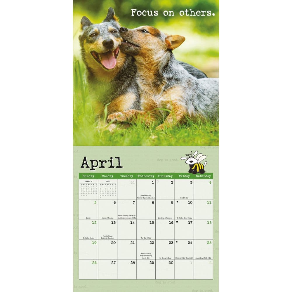 Dog is Good Fur Wisdom 2026 Mini Wall Calendar Third  Alternate Image