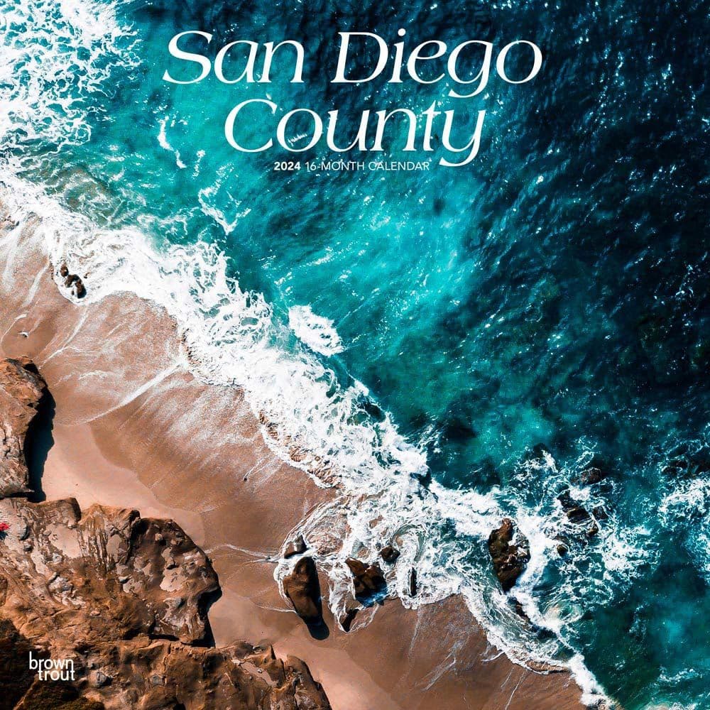 San Diego 2024 Wall Calendar Main Product Image width=&quot;1000&quot; height=&quot;1000&quot;