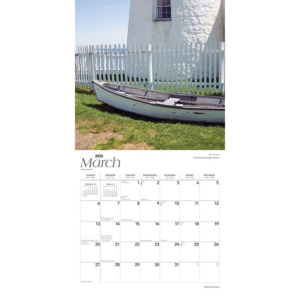 Maine Coast 2022 Wall Calendar - Calendars.com