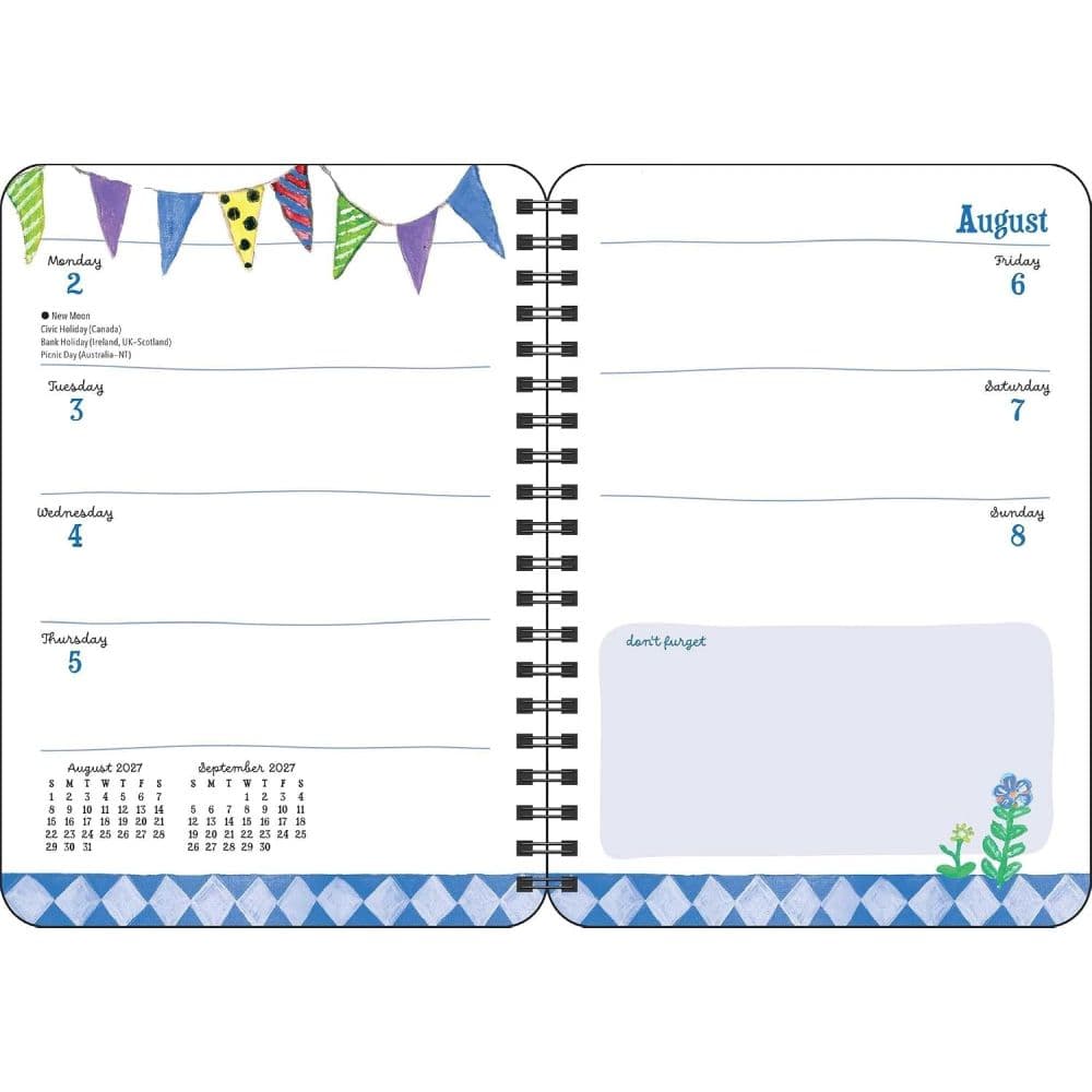 Diary of a Domestic Cat 2027 Monthly Planner by Sally Welchman Fourth Alternate Image