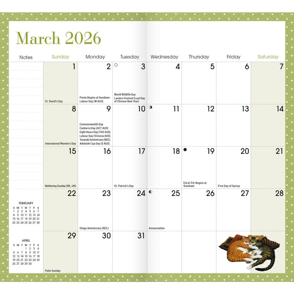 Wysocki Cat Tales 2 Year 2026 Pocket Planner First Alternate Image