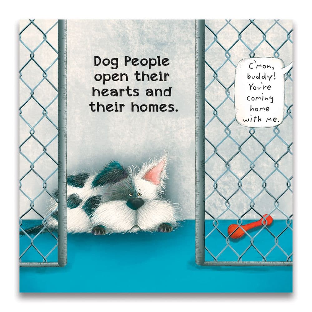 Truth About Dog People 2024 Wall Calendar Interior