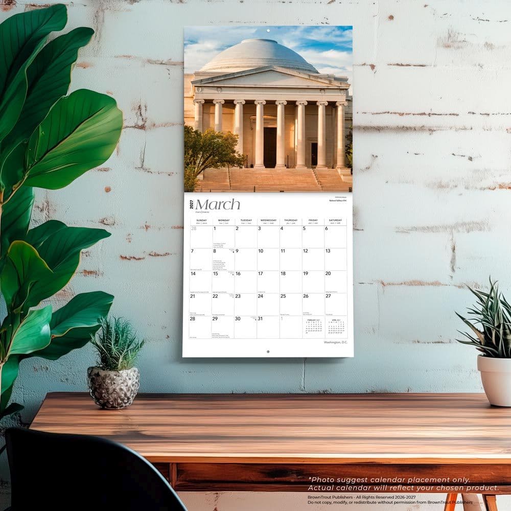 Washington DC 2027 Wall Calendar Fourth Alternate Image