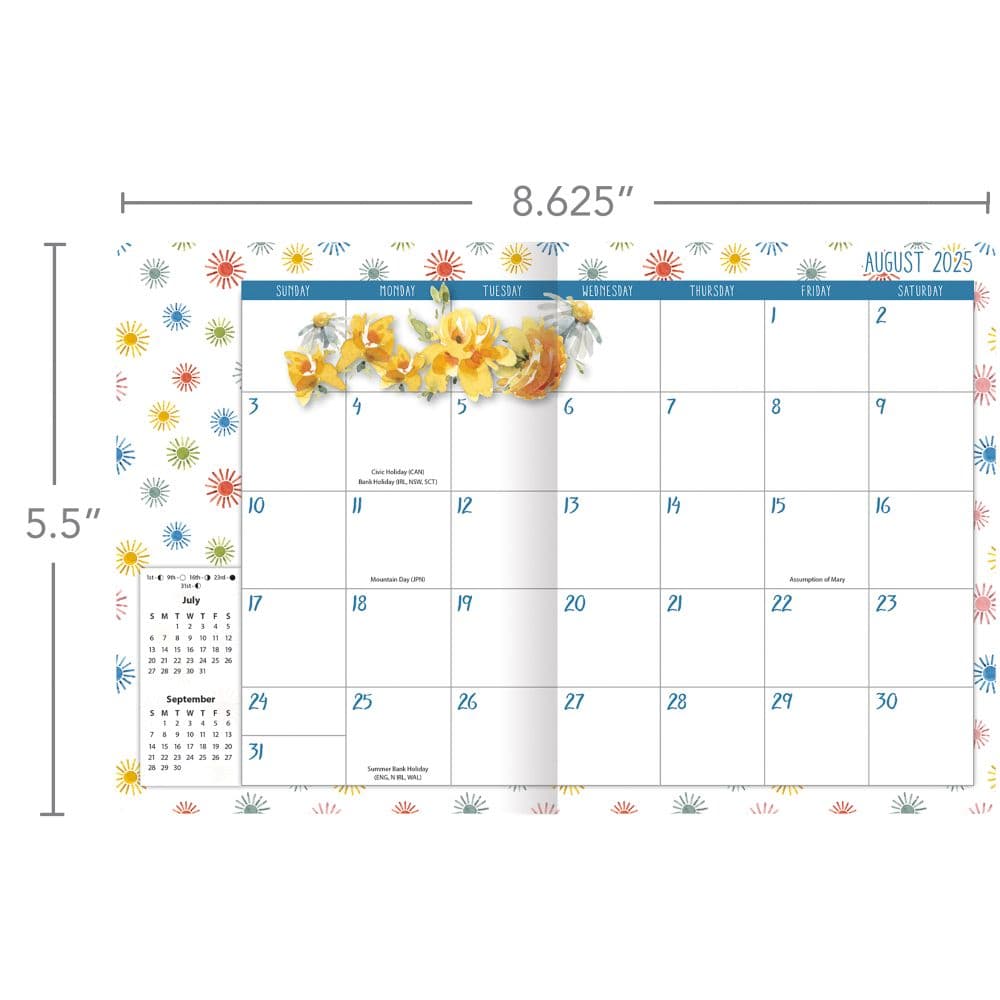 Watercolor Wonder Monthly 2026 Pocket Planner_ALT5