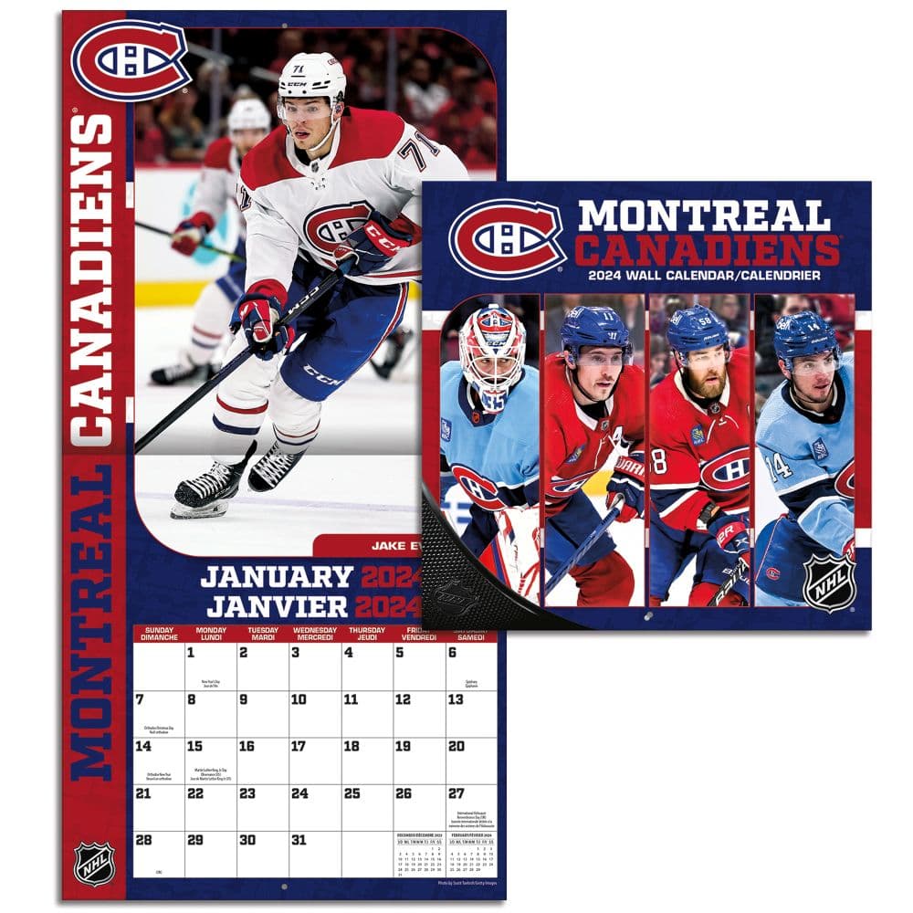 Montreal Canadiens 2024 Mini Wall Calendar Third Alternate Image width=&quot;1000&quot; height=&quot;1000&quot;