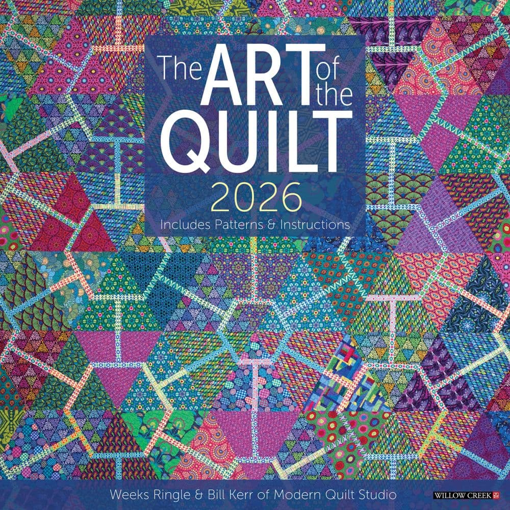 Quilt Art of 2026 Wall Calendar Main Image