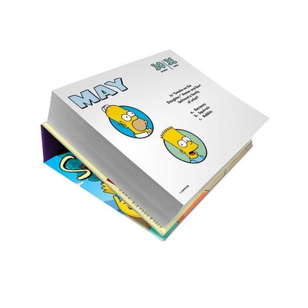Simpsons 2026 Desk Calendar Fourth Alternate Image
