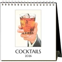 image Cocktails 2026 Easel Desk Calendar Main Product Image