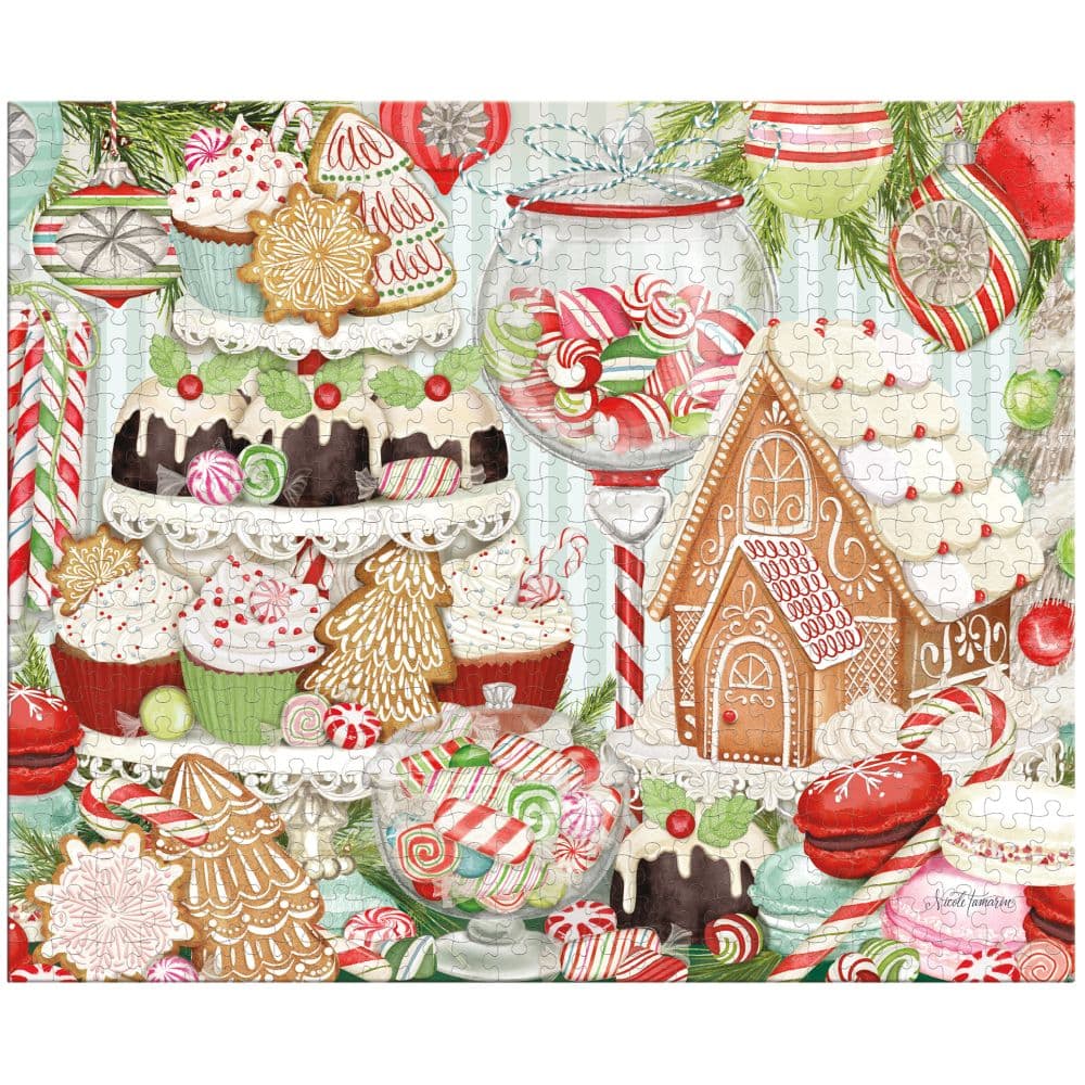 Holiday Treats Calendar 500 Piece Puzzle First Alternate Image