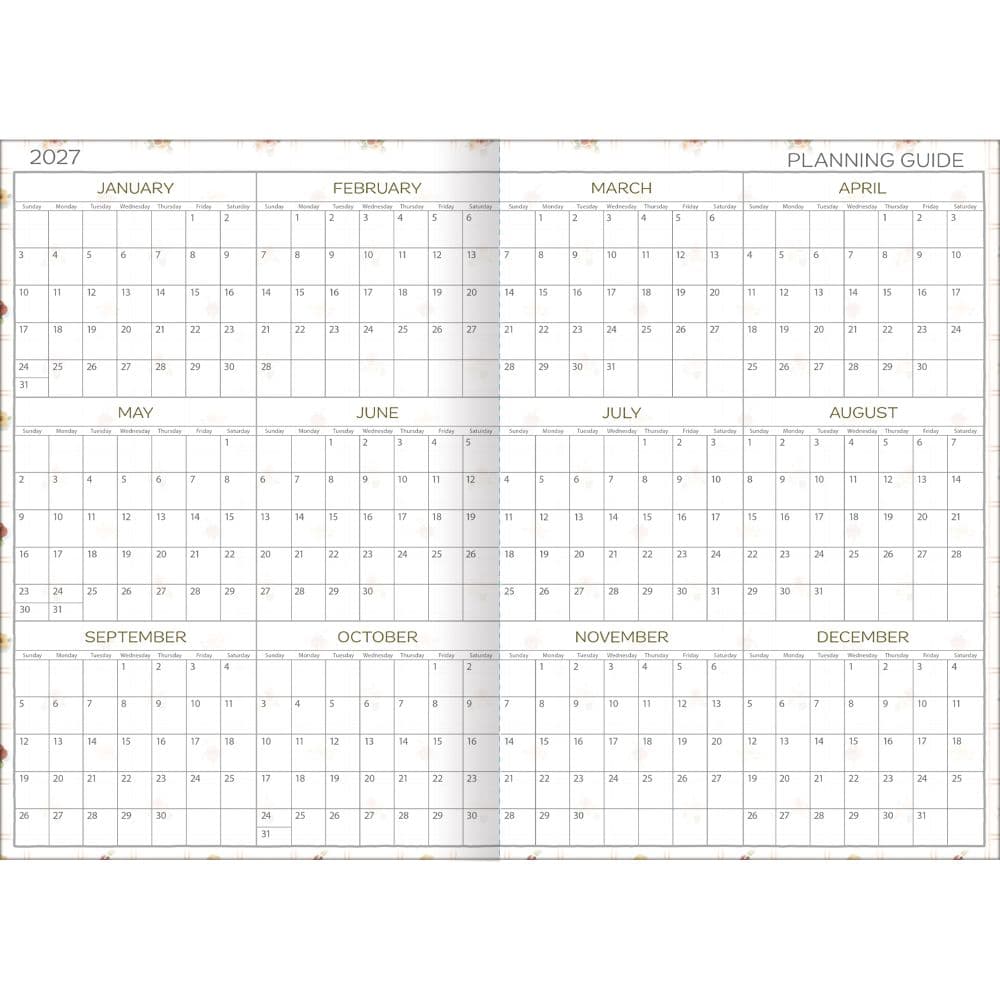 Blissful Moments 2027 Monthly Planner by Lisa Audit First Alternate Image