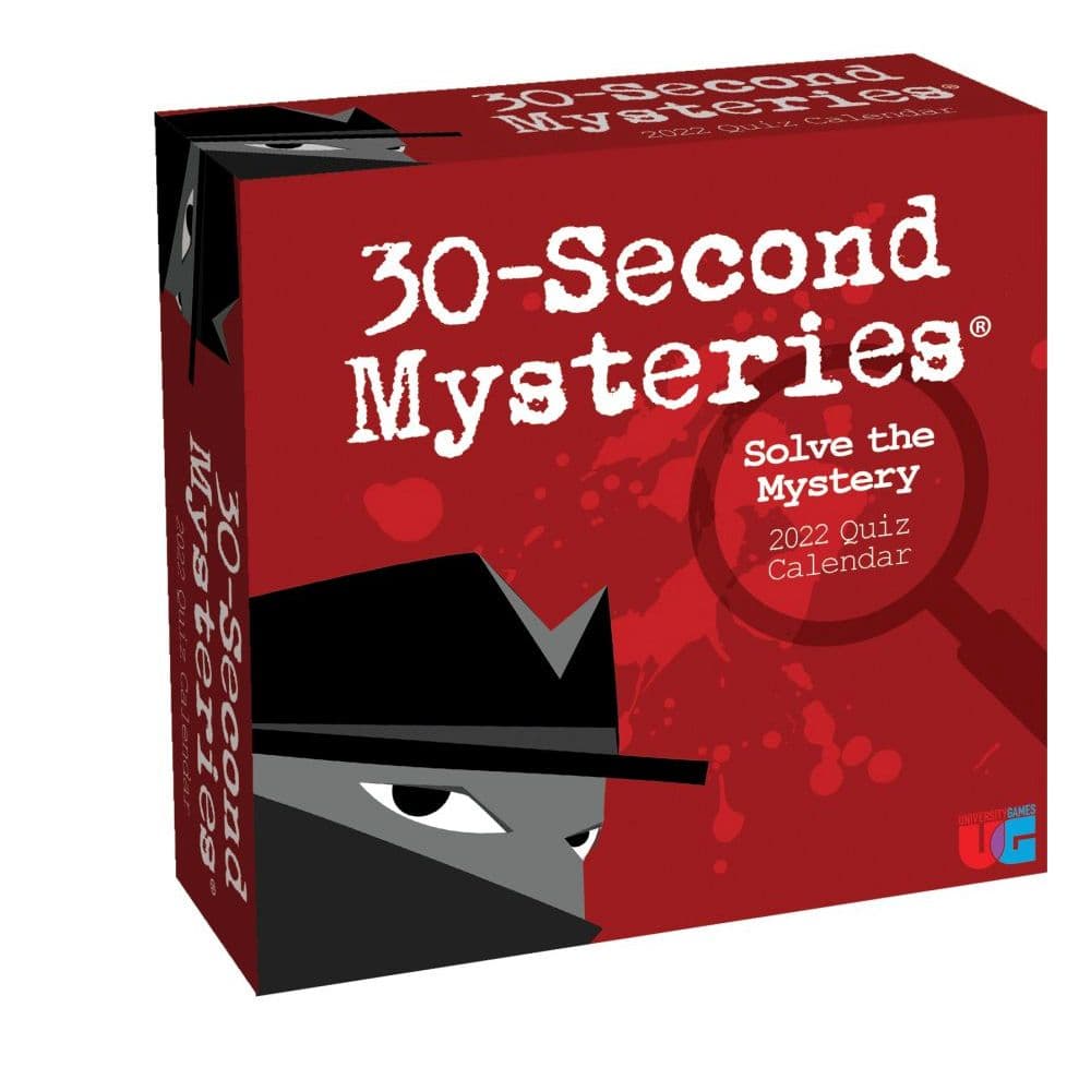 30-Second Mysteries 2022 Day-to-Day Calendar