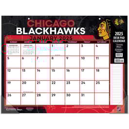 Chicago Blackhawks 2025 Desk Pad