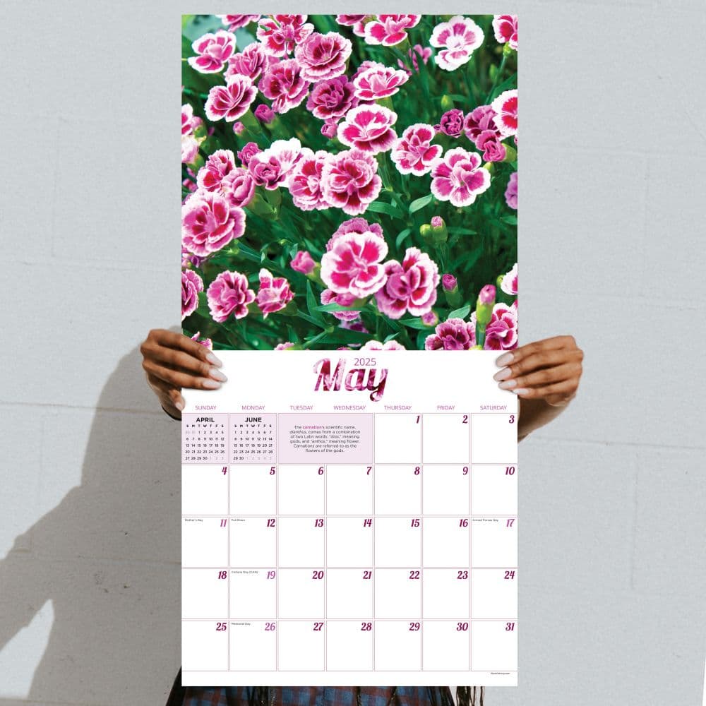 Flowers 2025 Wall Calendar Fourth Alternate Image