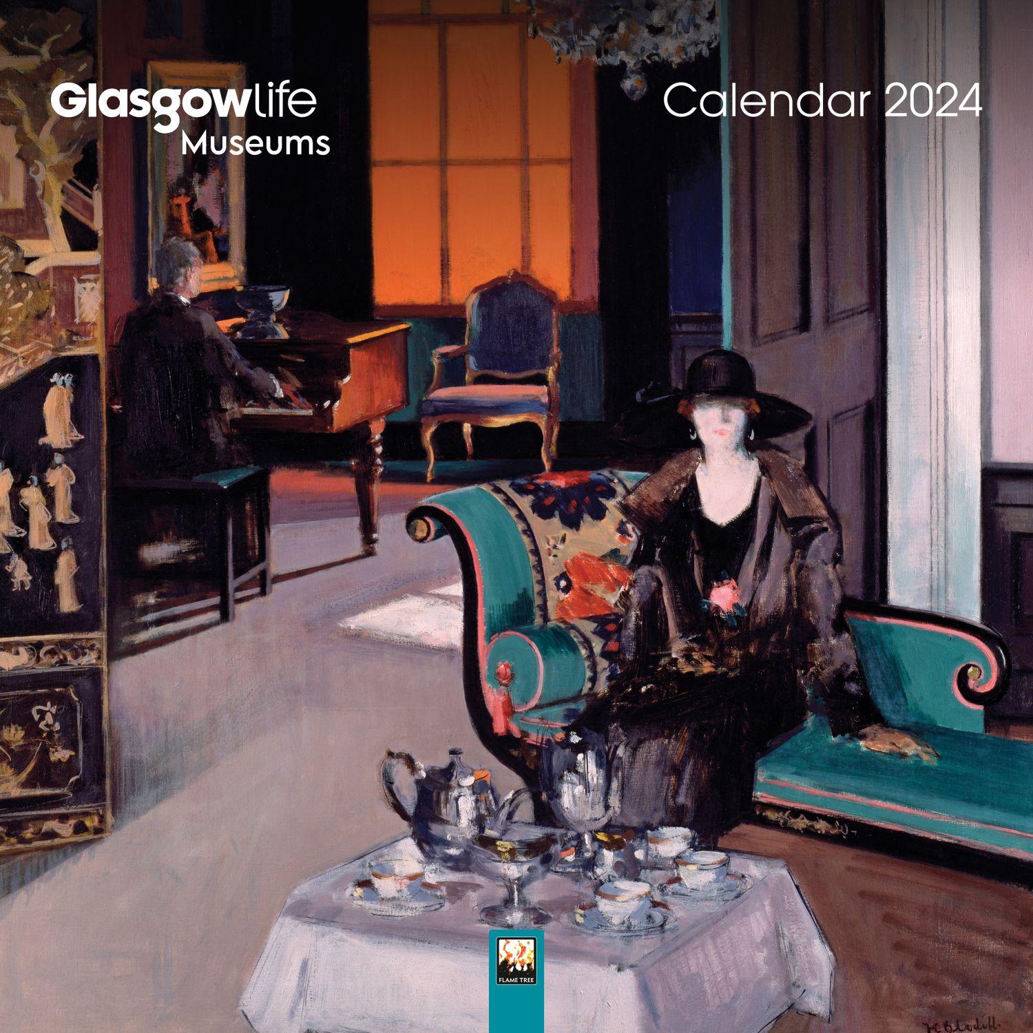 Glasgow Museums Scottish 2024 Wall Calendar