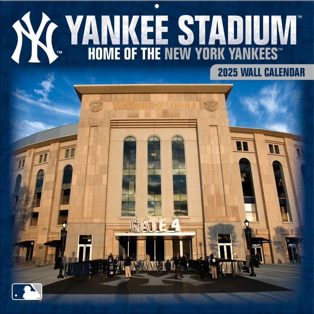 MLB Yankee Stadium 2025 Wall Calendar