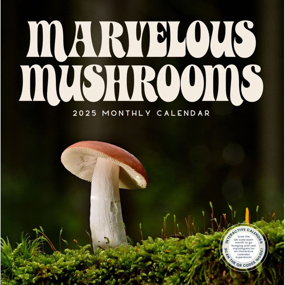 3d Mushroom Calendar 2025 Jorey Malanie