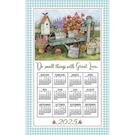 Blue Wagon 2025 Kitchen Towel Calendar