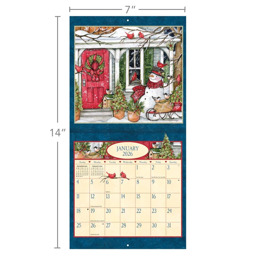 Heart and Home 2026 Mini Wall Calendar_ALT5