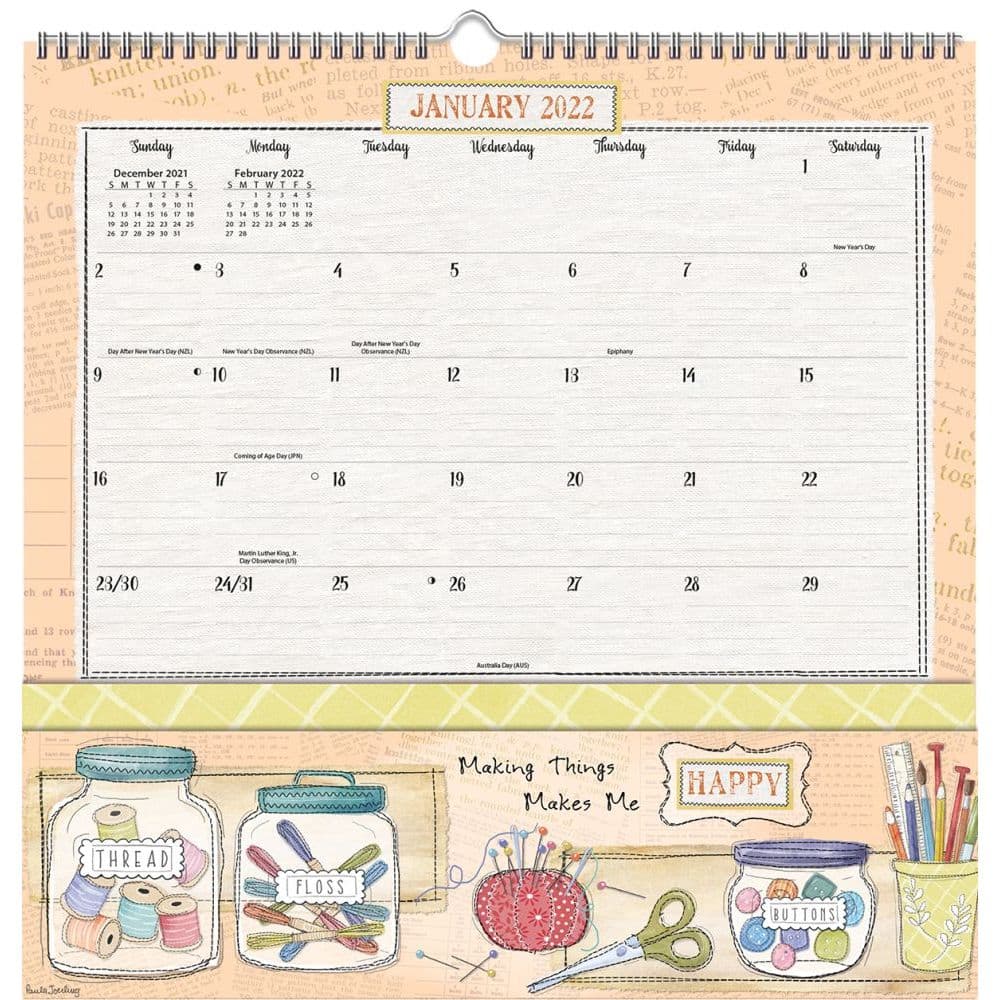 Stitch In Time 2022 Note Nook Calendar