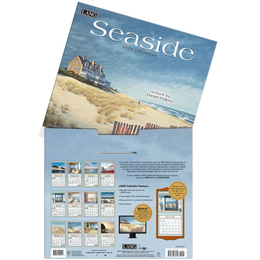 Seaside 2026 Wall Calendar by Daniel Pollera_ALT3