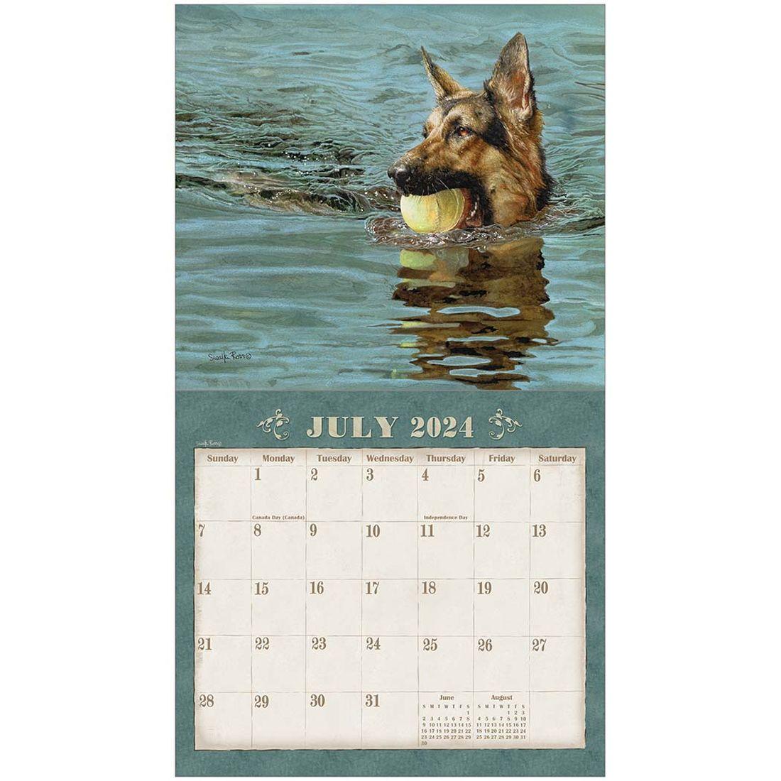 Dogs We Love Ross 2024 Wall Calendar