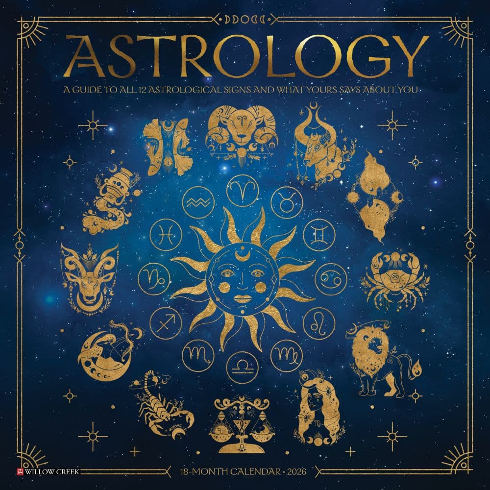 Astrology 2026 Wall Calendar Main Product Image