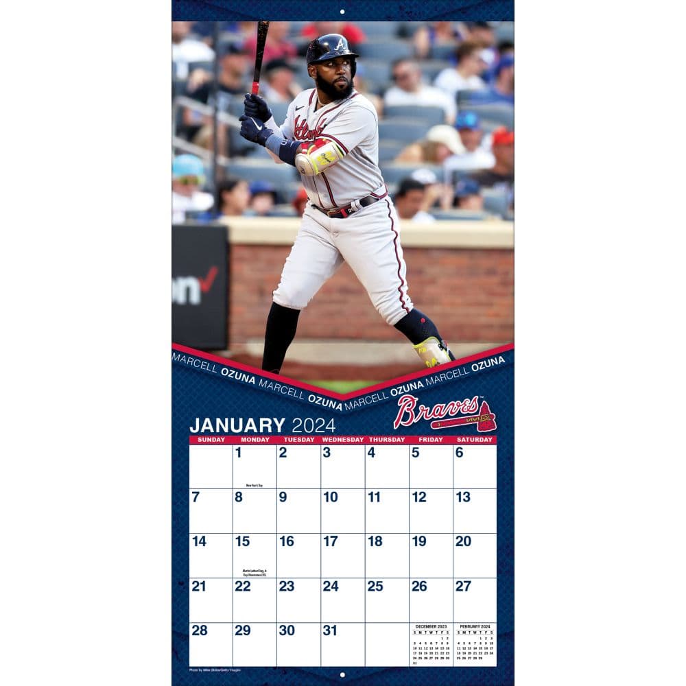 Atlanta Braves 2024 Wall Calendar