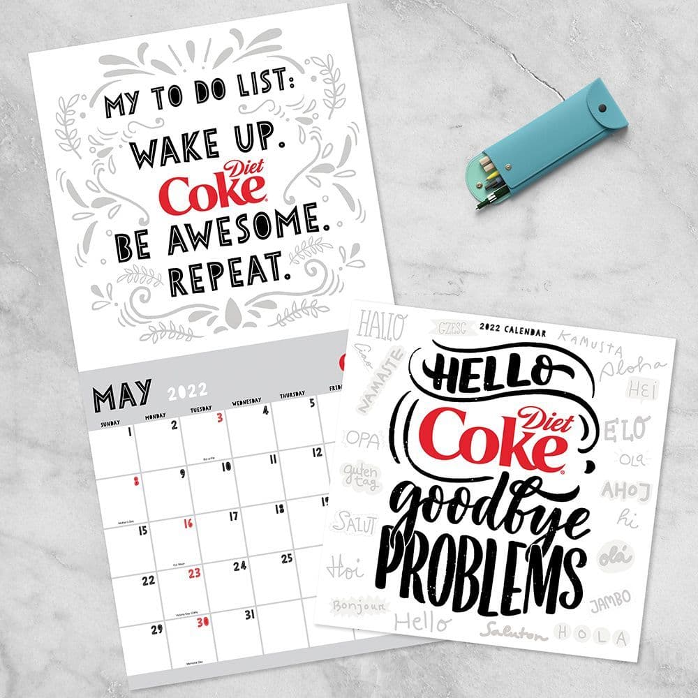 Coca Cola Diet Coke 2022 Wall Calendar Calendars Com