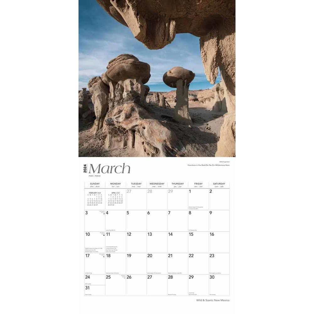 New Mexico Wild and Scenic 2024 Wall Calendar Second Alternate Image width=&quot;1000&quot; height=&quot;1000&quot;