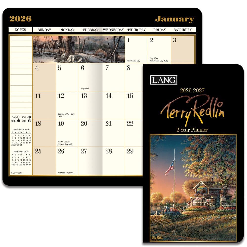 Terry Redlin 2 Year 2026 Pocket Planner_ALT2