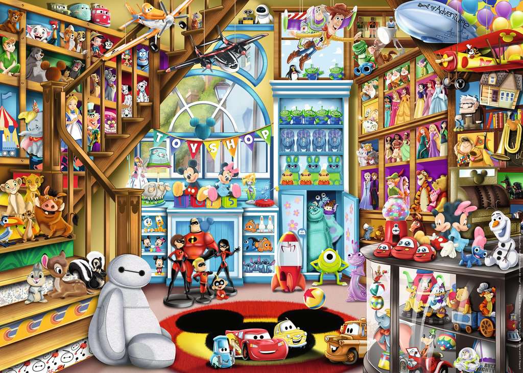 Disney and Pixar Toy Store 1000 Piece Puzzle Alternate Image 1