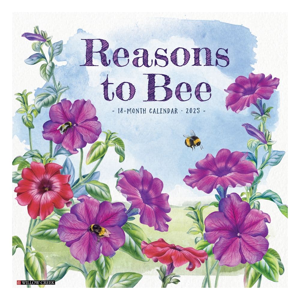 Reasons To Bee 2025 Wall Calendar Main Image