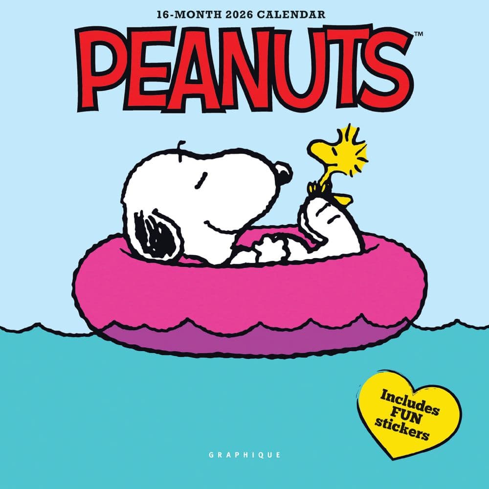 Peanuts 2026 Mini Wall Calendar