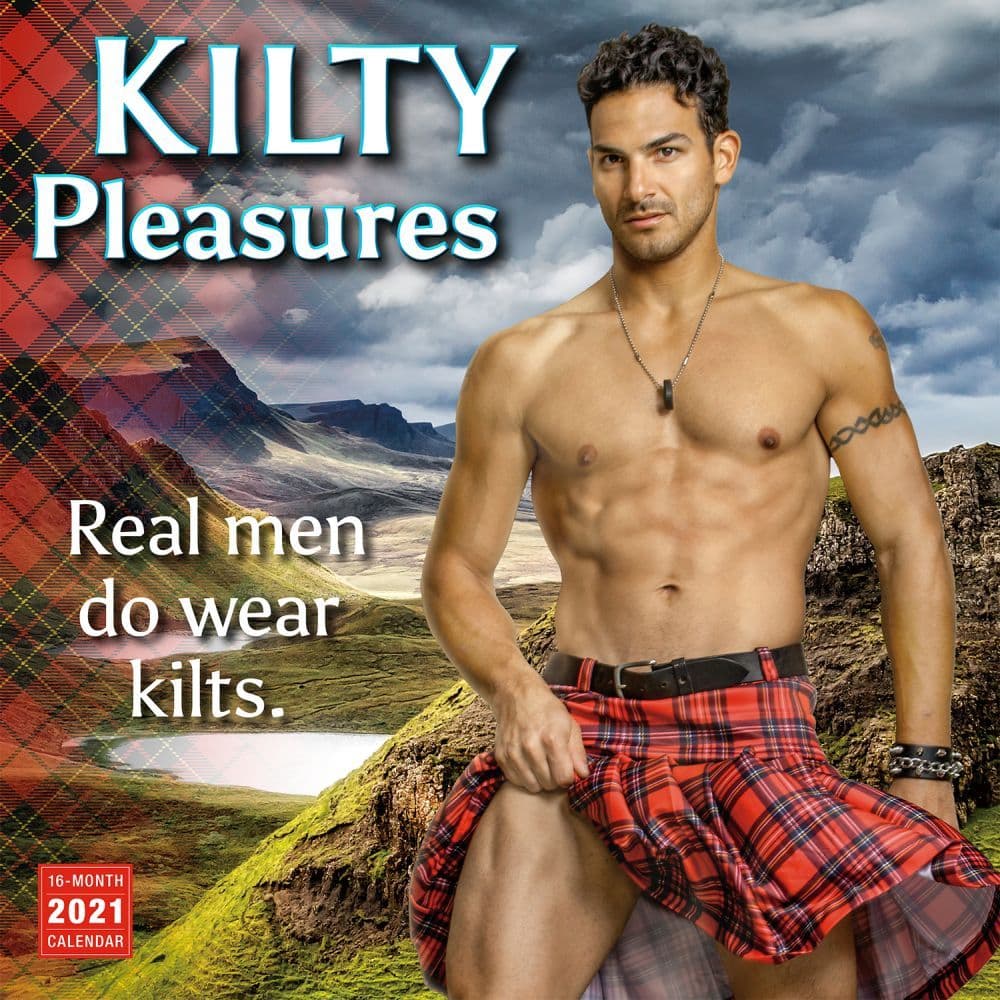 men in kilts flashing