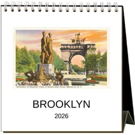 Brooklyn Nostalgic 2026 Easel Calendar