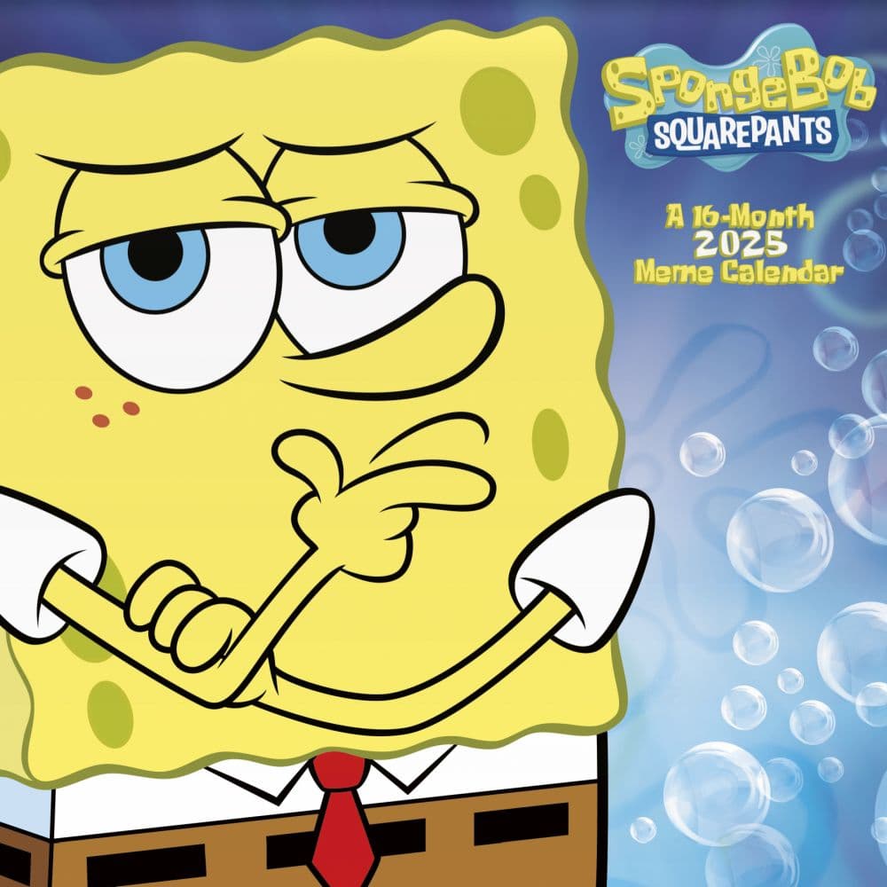 SpongeBob Squarepants Movie 2025 Wall Calendar_Main Image